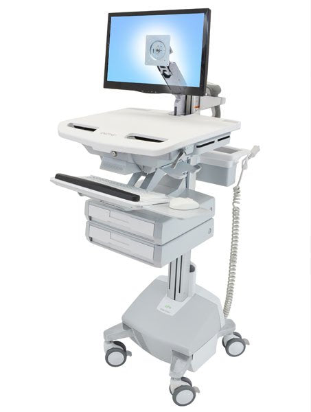 EAN 698833045345 - Ergotron StyleView Aluminio, Gris, Blanco Panel plano Carro multimedia imagen 1