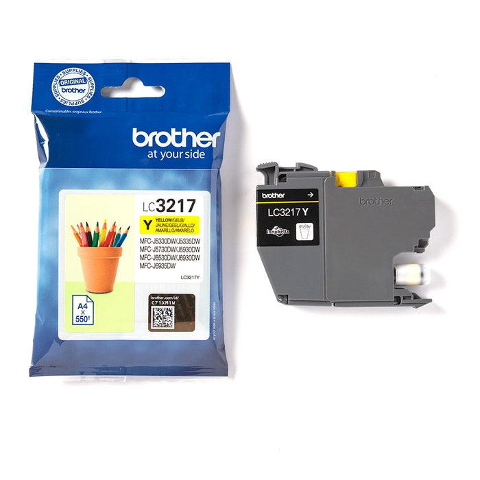 EAN 4977766762144 - Brother LC3217Y cartucho de tinta 1 pieza(s) Original Amarillo imagen 4