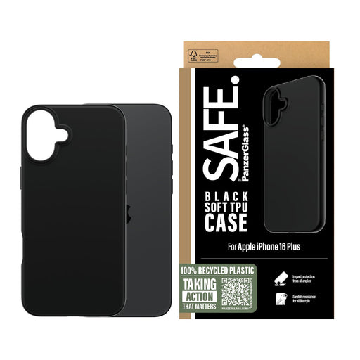 EAN 5715685003363 - PanzerGlass SAFE. by ® TPU Case Black iPhone 16 Plus funda para teléfono móvil Negro imagen 2