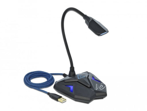 EAN 4043619663309 - DeLOCK 66330 micrófono Negro, Azul Micrófono para videoconsola imagen 1