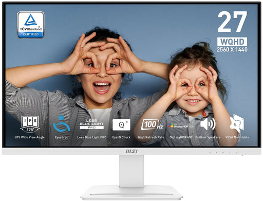 EAN 4711377212854 - MSI Pro MP273QW E2 pantalla para PC 68,6 cm (27") 2560 x 1440 Pixeles Wide Quad HD Blanco imagen 2