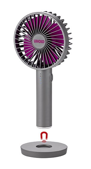 EAN 4011689866296 - Unold Breezy II Gris, Púrpura 10 cm Ventilador de mano imagen 6