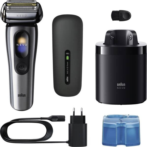EAN 8006530349659 - Braun NEVO 17000cc Máquina de afeitar de láminas Recortadora Plata imagen 3