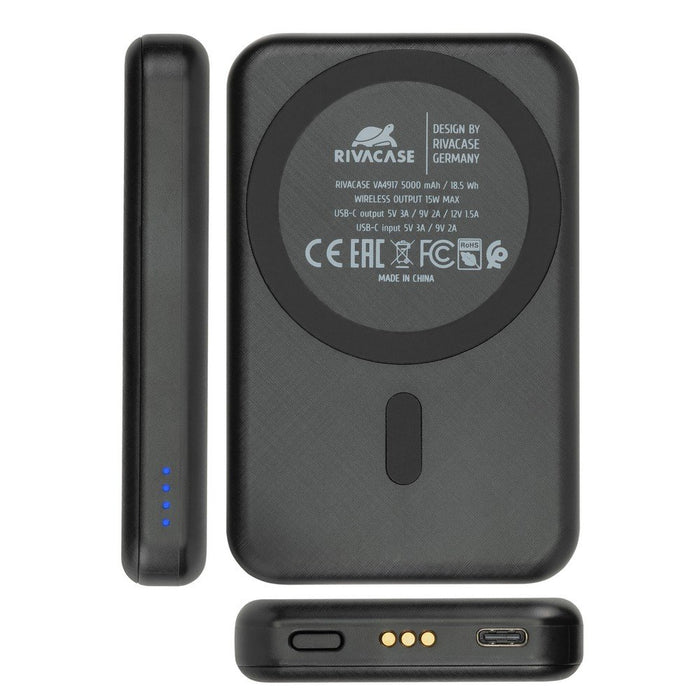 EAN 4260709014012 - Rivacase VA4917 cargador de dispositivo móvil Auriculares, Smartphone, Reloj inteligente Negro USB Cargad imagen 7