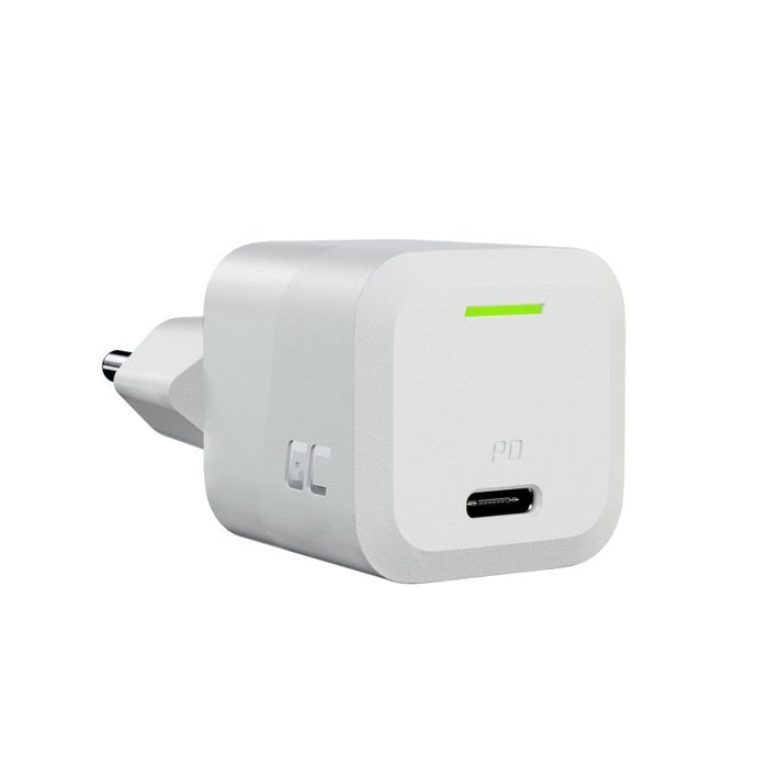 EAN 5904326372900 - Green Cell CHARGC06W cargador de dispositivo móvil Universal Blanco Corriente alterna Carga rápida Interi imagen 1