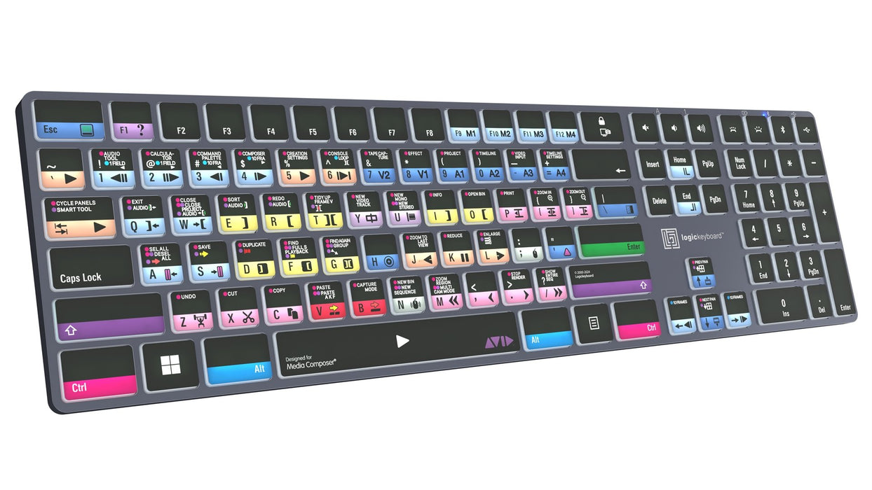 EAN 5707795023225 - Logickeyboard LKB-MCOMP-TPC teclado Hogar / Oficina USB + Bluetooth QWERTY Inglés del Reino Unido Negro imagen 3