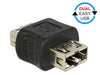 EAN 4043619656424 - DeLOCK 2xUSB2.0-A USB2.0-A Negro, Plata imagen 2