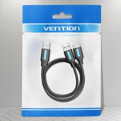 EAN 6922794753099 - Vention CQPBF cable USB USB 3.2 Gen 1 (3.1 Gen 1) 1 m USB A Micro-USB B Negro imagen 2