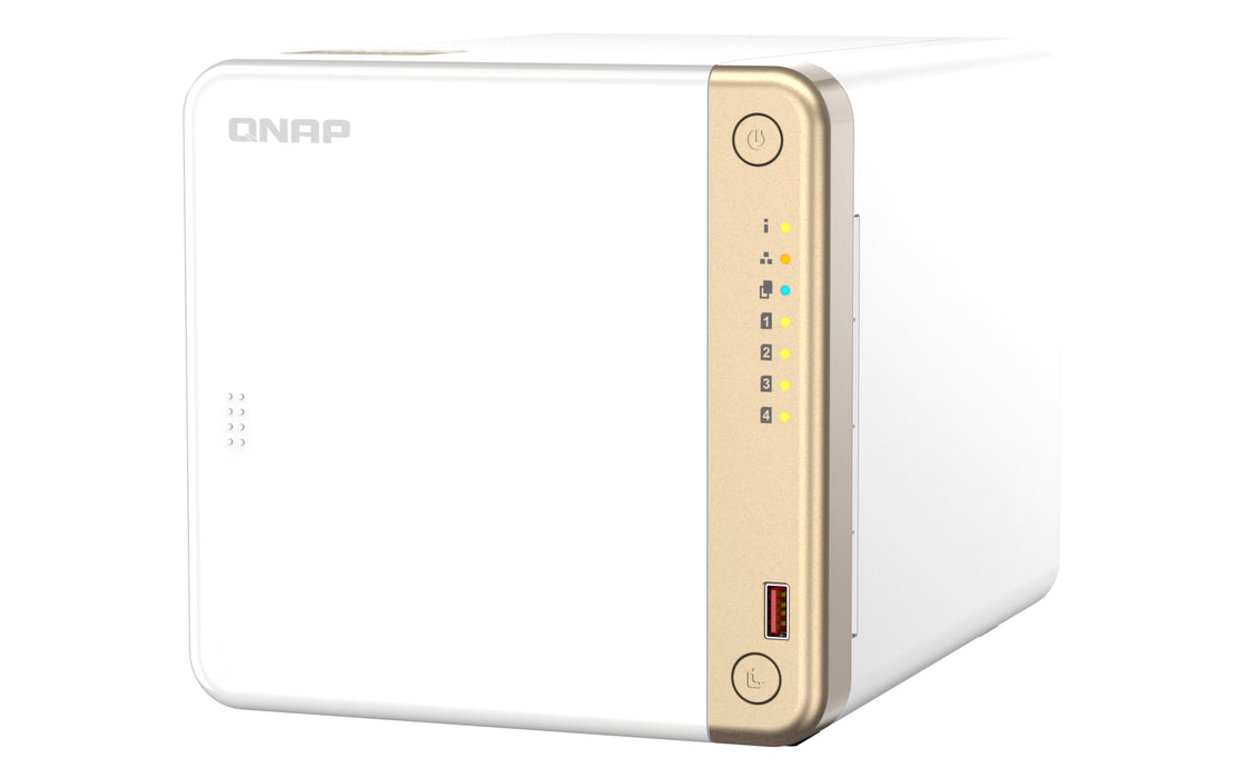 EAN 4711103081198 - QNAP TS-462-2G servidor de almacenamiento NAS Torre Intel® Celeron® N4505 2 GB DDR4 0 TB QNAP QTS Blanco imagen 9