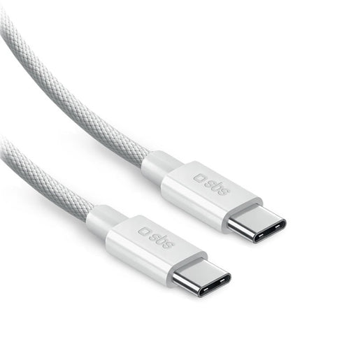 EAN 8018417541117 - SBS LACABLEBRDTCC2M100W cable USB USB 2.0 2 m USB C 0,48 Gbit/s 100 W Blanco imagen 1