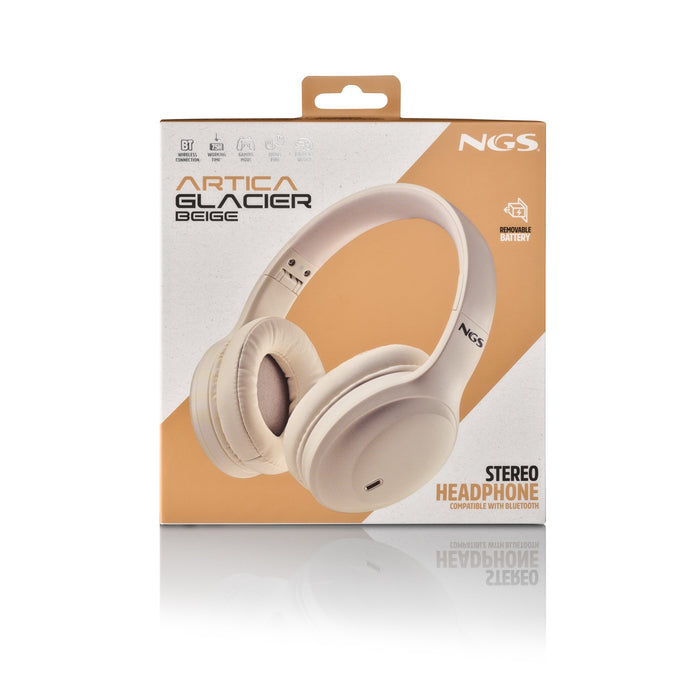 EAN 8435430628784 - NGS ARTICA GLACIER BEIGE Auriculares Inalámbrico y alámbrico Diadema Llamadas/Música/Deporte/Uso diario B imagen 6