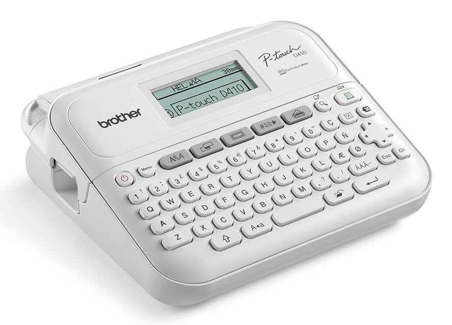 EAN 4977766820073 - Brother PT-D410 impresora de etiquetas Transferencia térmica 180 x 180 DPI 20 mm/s Alámbrico TZe QWERTY imagen 4