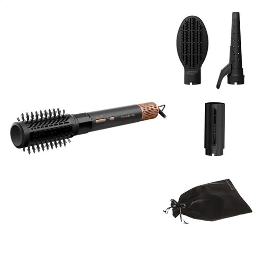 EAN 3121040094679 - Rowenta Air Shape UB9820E0 Utensilio de peinado Cepillo de aire caliente Airflow Negro, Cobre imagen 1