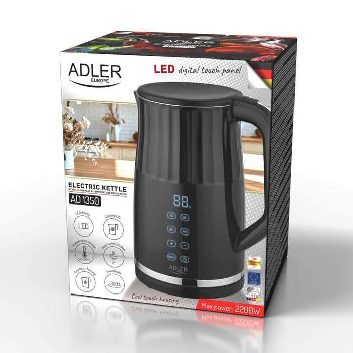 EAN 5905575903389 - Adler AD 1350 tetera eléctrica 1,7 L 1850 W Negro imagen 10