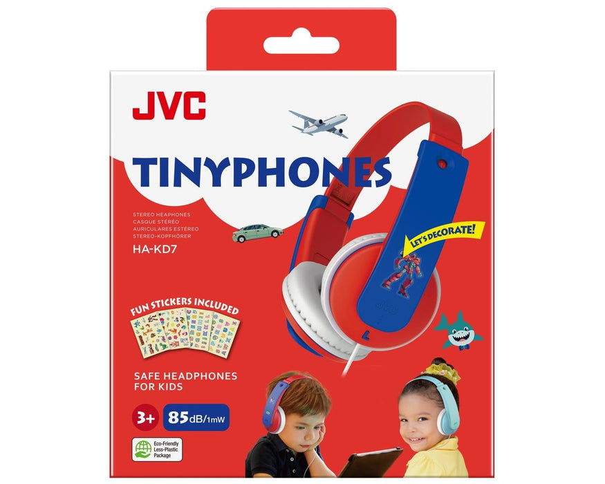 EAN 4975769019548 - JVC HA-KD7 Auriculares Alámbrico Diadema Música Azul, Rojo imagen 3
