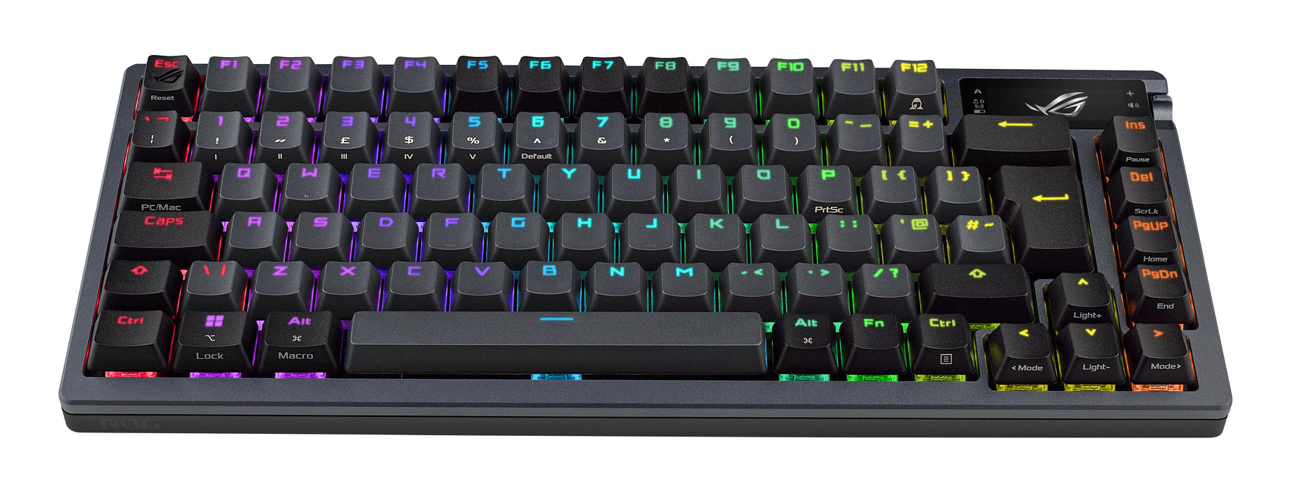 EAN 4711081875246 - ASUS M701 ROG AZOTH/NXRD/FR teclado Juego USB + RF Wireless + Bluetooth AZERTY Francés Negro imagen 2