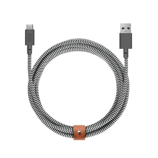 EAN 4895200436324 - Native Union Belt Cable XL cable USB 3 m USB A USB C Negro, Blanco imagen 1