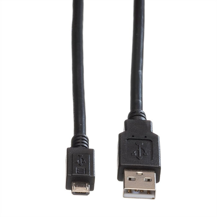 EAN 7611990188253 - ROLINE 11.02.8752 cable USB USB 2.0 1,8 m USB A Micro-USB B Negro imagen 3