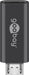 EAN 4040849555534 - Goobay 55553 cambiador de género para cable USB Micro B USB C Gris imagen 1
