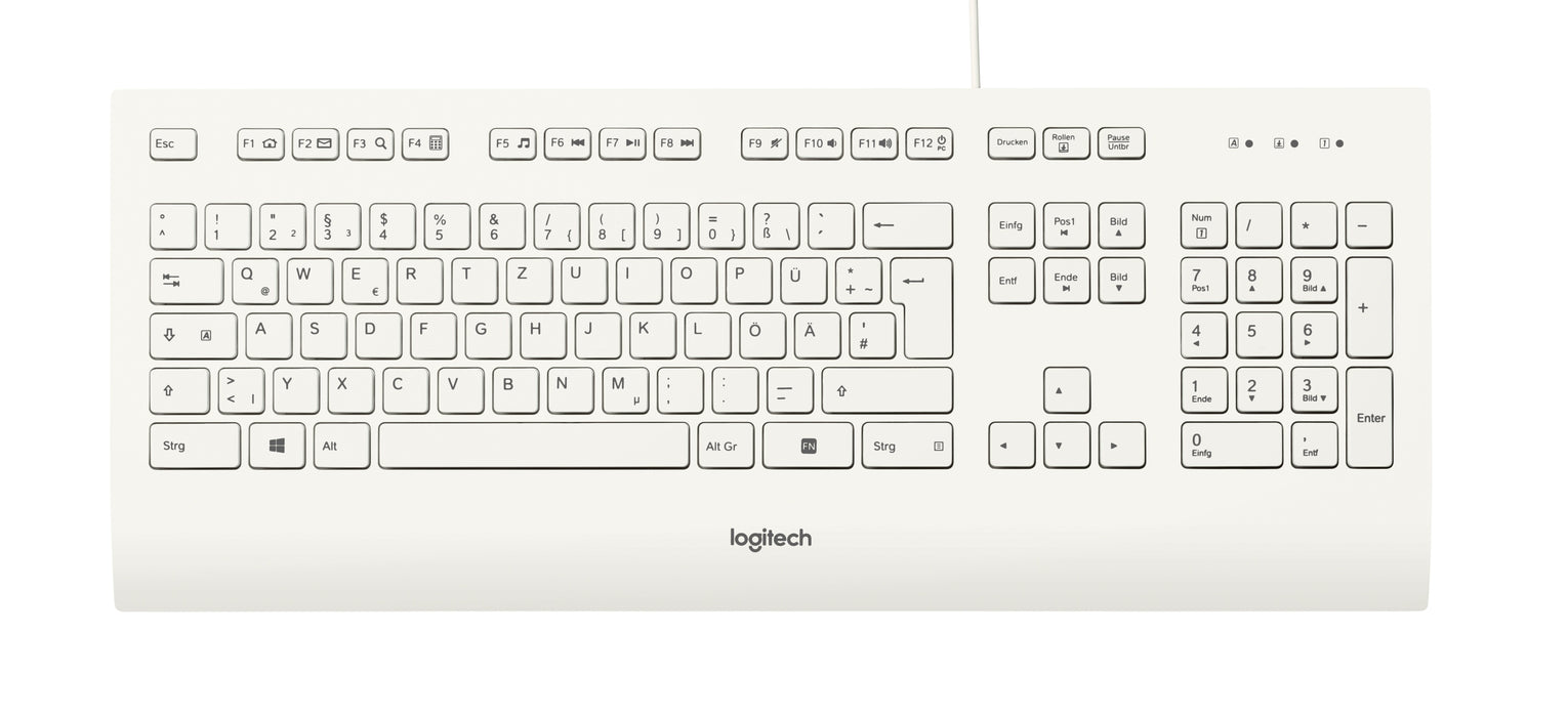 EAN 5099206071704 - Logitech K280E Pro f/ Business teclado Oficina USB QWERTZ Alemán Blanco imagen 1