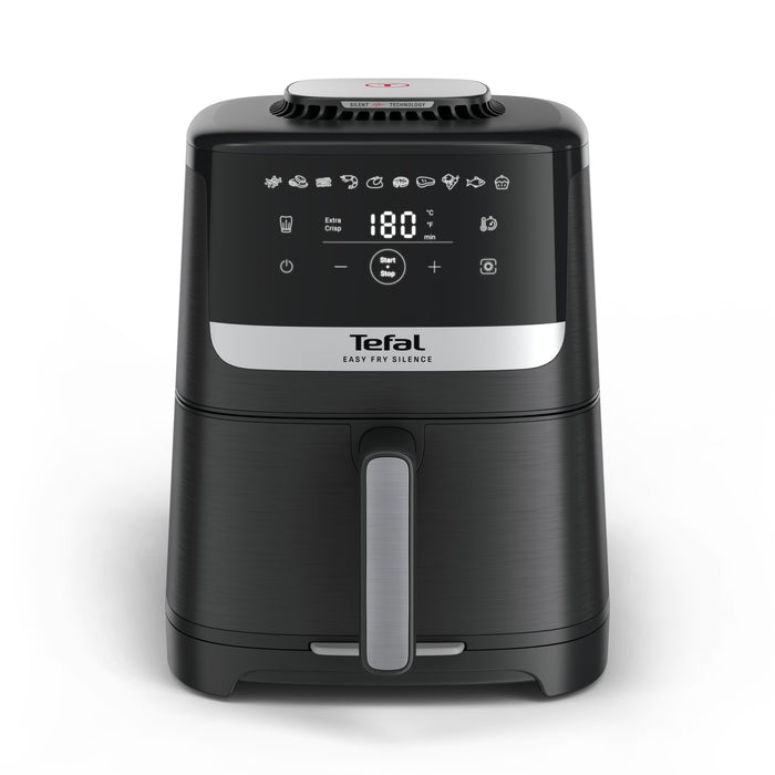 EAN 3045387293741 - Tefal Easy Fry Silence EY5528E0 freidora Sencillo 5 L Independiente Freidora de aire caliente Negro, Acer imagen 2