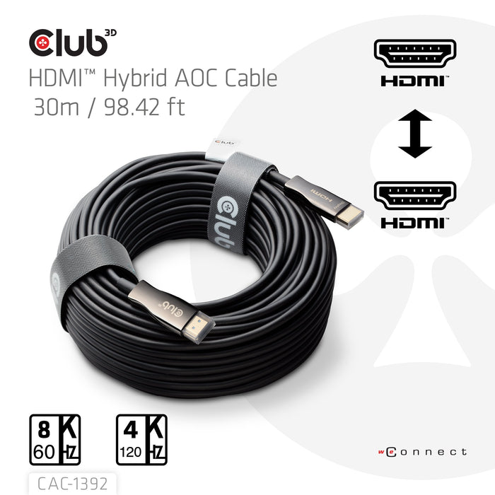 EAN 8719214473457 - CLUB3D CAC-1392 cable HDMI 30 m HDMI tipo A (Estándar) Negro imagen 2