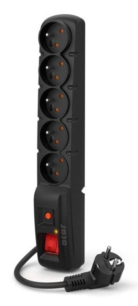 EAN 5904743285708 - ACAR F5 PRO EMI/RFI Negro 5 salidas AC 230 V 5 m imagen 1