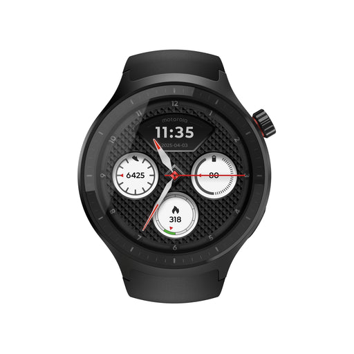EAN 840493615073 - Motorola Moto Watch 3,63 cm (1.43") OLED 47 mm Digital Pantalla táctil Negro GPS (satélite) imagen 1