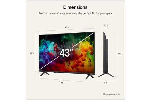 EAN 8806096729526 - LG QNED 43QNED72B6B 109,2 cm (43") 4K Ultra HD Smart TV Negro imagen 2