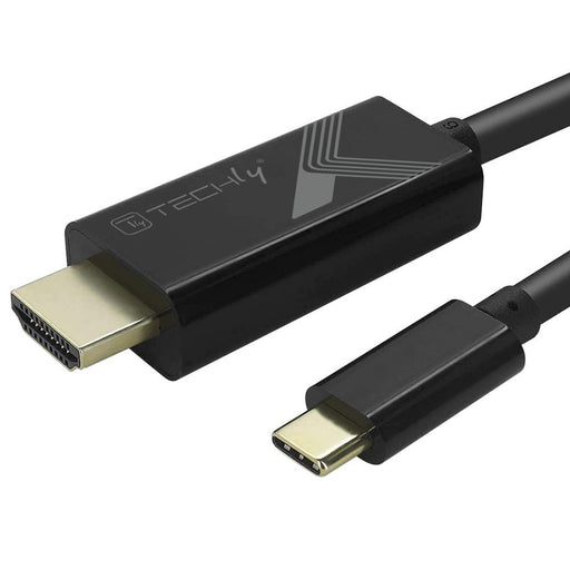 EAN 8059018361889 - Techly IADAP-USBC-HDMI5TY adaptador de cable de vídeo 5 m USB Tipo C HDMI tipo A (Estándar) Negro imagen 1