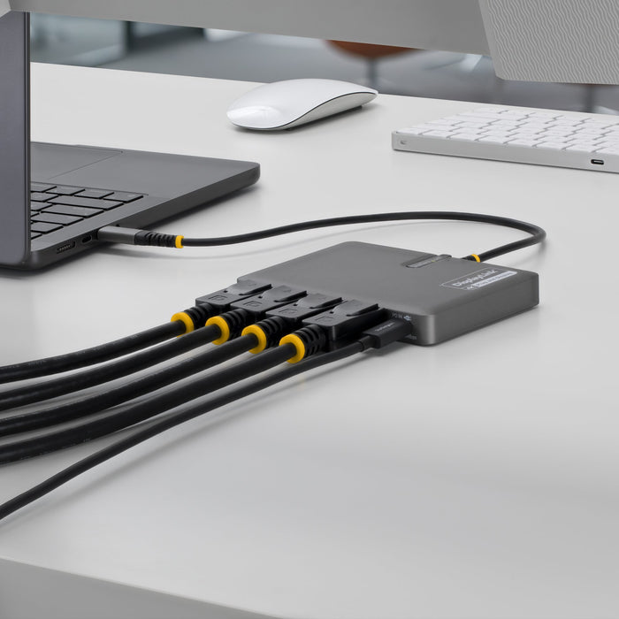 EAN 65030915908 - StarTech.com QUAD-USB-DP-ADAPT base para portátil y replicador de puertos Alámbrico USB 3.2 Gen 1 (3.1 Gen  imagen 5