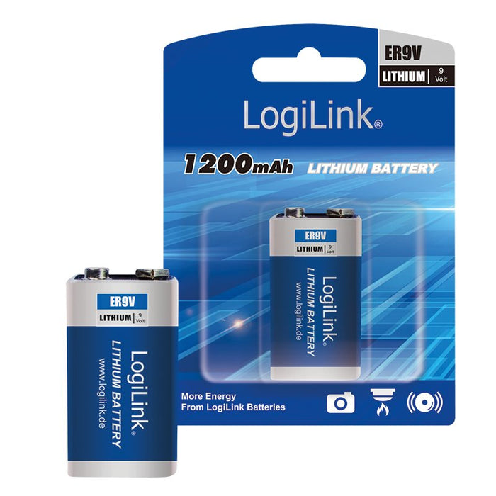 EAN 4052792048414 - LogiLink ER9VLIB pila doméstica Batería de un solo uso 9V Litio imagen 3