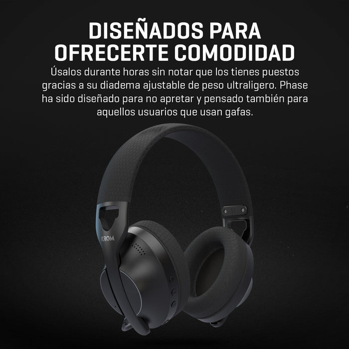 EAN 8436587976667 - Krom Phase Inalámbrico y alámbrico Diadema Juego USB Tipo C Bluetooth imagen 11