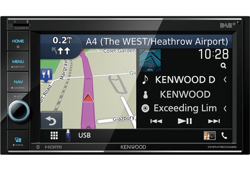 EAN 19048226440 - Kenwood DNR4190DABS receptor multimedia para coche Negro 200 W Bluetooth imagen 1