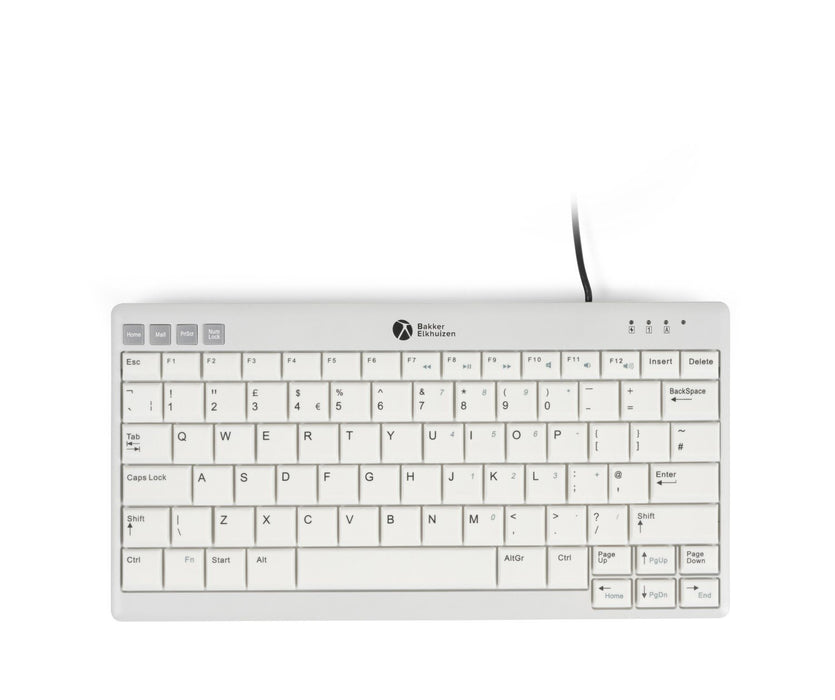 EAN 8719274677383 - BakkerElkhuizen UltraBoard 950 V2 teclado Oficina USB QWERTY Inglés de EE. UU. Gris Oscuro, Gris claro imagen 1