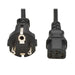 EAN 37332280909 - Eaton P054-01M-EU cable de transmisión Negro 1 m CEE7/7 IEC C13 imagen 1