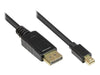 EAN 4014619721818 - Alcasa DP-MDP1 cable DisplayPort 1 m Mini DisplayPort Negro imagen 1