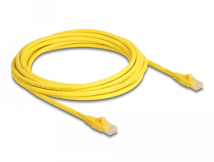 EAN 4043619801046 - DeLOCK 80104 cable de red Amarillo Cat6a U/UTP (UTP) imagen 1