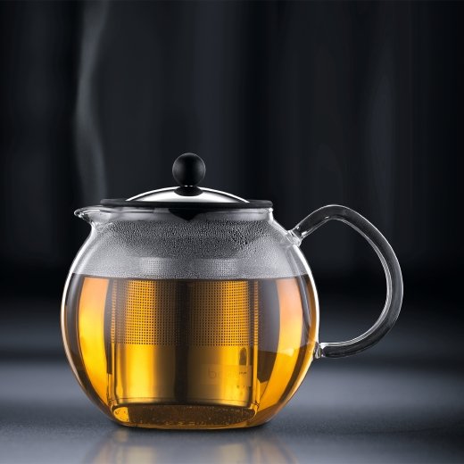 EAN 727015373188 - Bodum Assam tetera 1 L Cromo, Transparente imagen 5