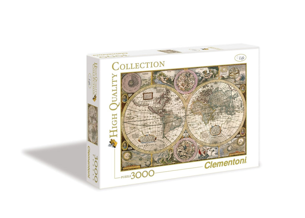 EAN 8005125335312 - Clementoni Old Map Puzzle rompecabezas 3000 pieza(s) Mapas imagen 1
