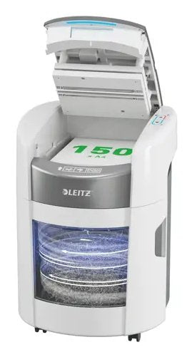 EAN 4002432143153 - Leitz IQ OptiMax Autofeed Home Office 150 P4 triturador de papel Corte cruzado 55 dB 22,5 cm Blanco imagen 1