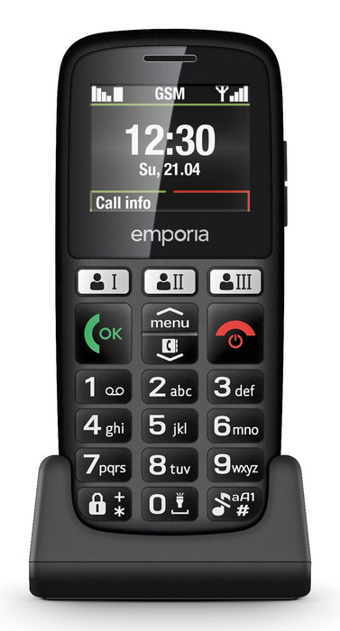 EAN 9005613162870 - Emporia emporiaHAPPY 4,6 cm (1.81") 70 g Negro Teléfono básico imagen 8
