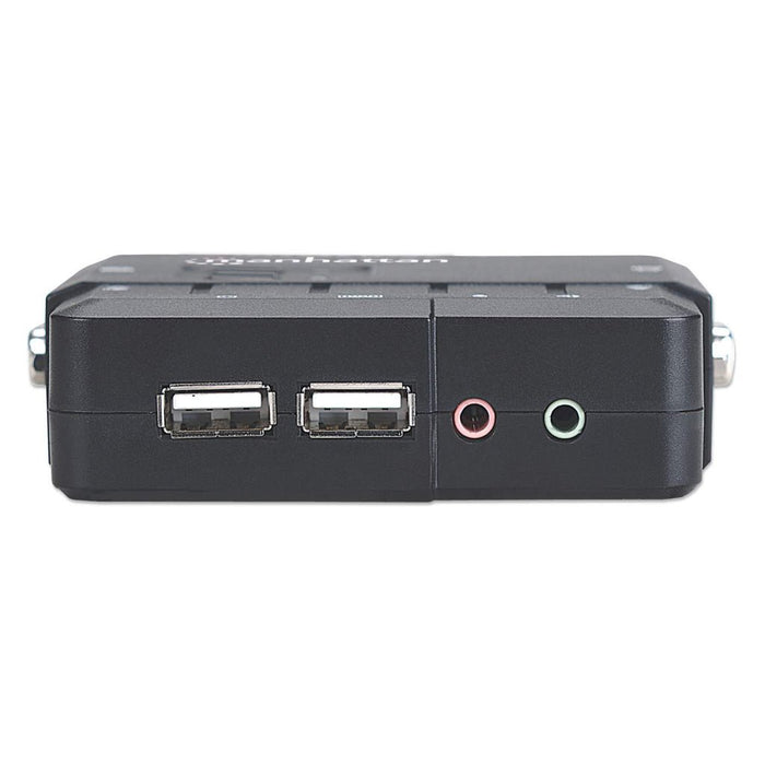 EAN 766623151252 - Manhattan 151252 interruptor KVM Negro imagen 3