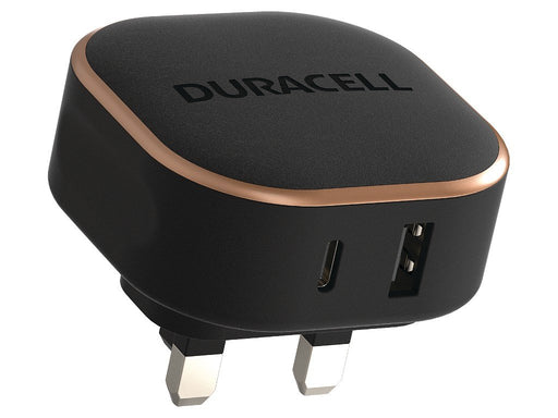 EAN 5056304311521 - Duracell DRACUSB20-UK cargador de dispositivo móvil Negro Corriente alterna Carga rápida Interior imagen 1