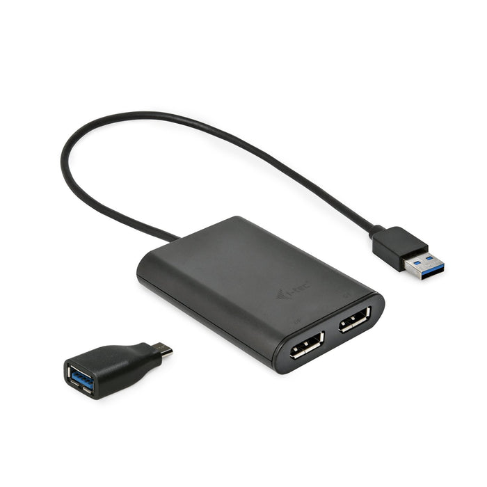 EAN 8595611701993 - i-tec U3DUAL4KDP Adaptador gráfico USB 5120 x 2880 Pixeles Negro imagen 2