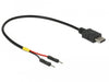 EAN 4043619854196 - DeLOCK 85419 cable de transmisión Negro 0,2 m Regleta de bornes de 2 pines PoweredUSB imagen 1