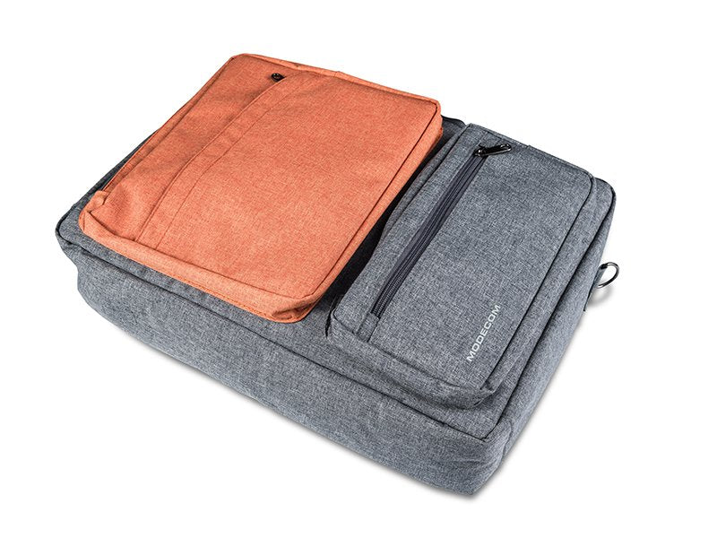 EAN 5901885245775 - Modecom RENO 39,6 cm (15.6") Bandolera Gris, Naranja imagen 5