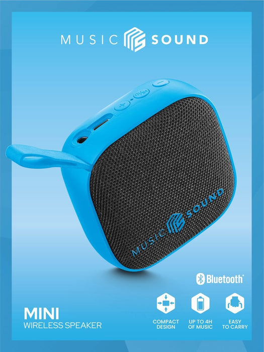 EAN 8018080490477 - Music Sound 8018080490477 Altavoz monofónico portátil Azul 3 W imagen 2