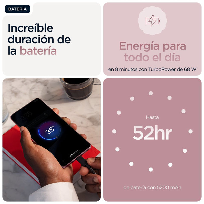 EAN 0840023297052 - Motorola edge 60 fusion 16,9 cm (6.67") SIM doble Android 15 5G USB Tipo C 8 GB 256 GB 5200 mAh Rosa imagen 19