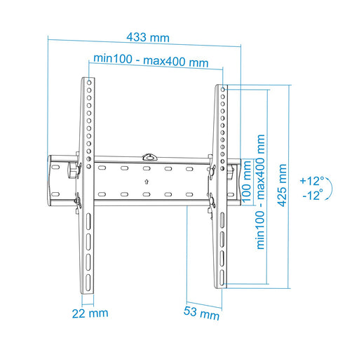 EAN 8433281007161 - TooQ LP4255T-B soporte para TV 139,7 cm (55") Negroimagen 9)